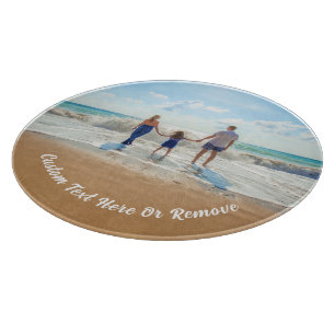 Your Photo Cutting Board with Custom Text