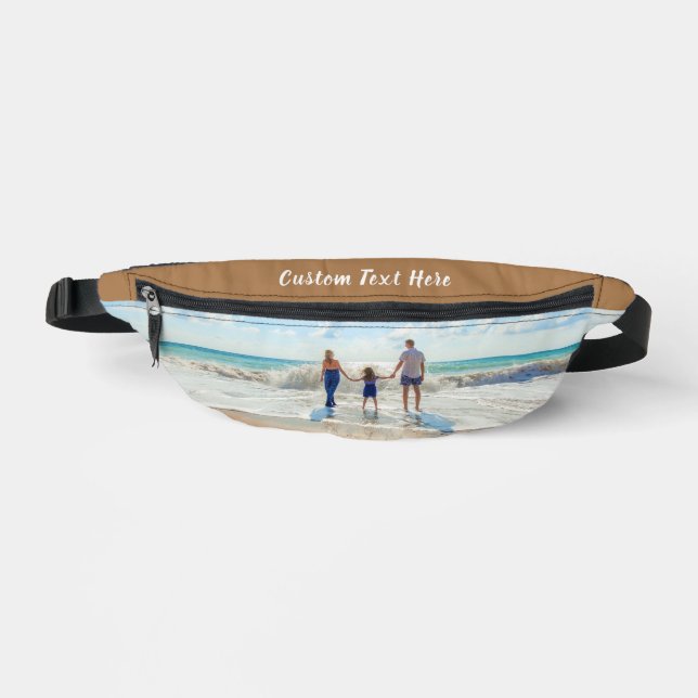 Your Photo Fanny Pack with Custom Text and Colours (Front)