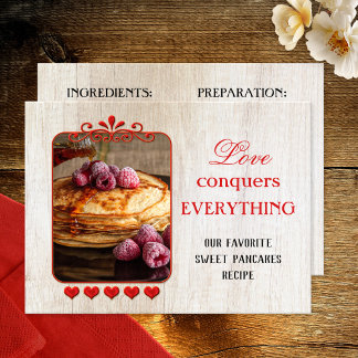 Your Photo Favourite Sweet Recipe Template Postcard
