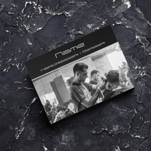 Your photo hairdresser hairstylist Business Card