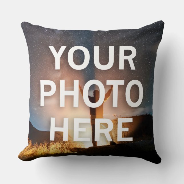 Your Photo Here Cushion (Front)