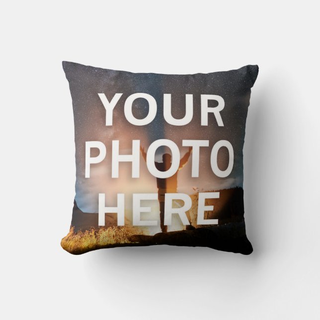 Your Photo Here Cushion (Front)