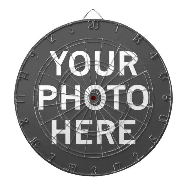 Your Photo Here Dartboard (Front)