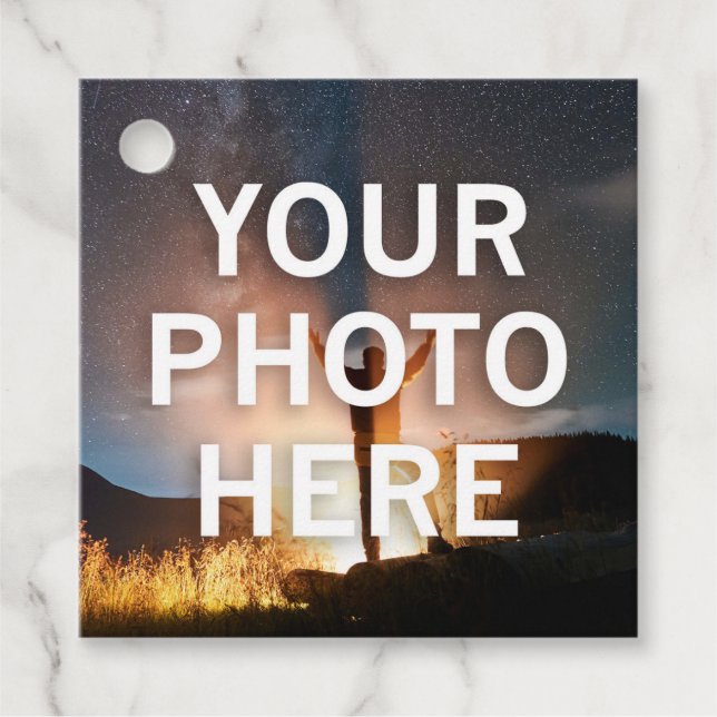 Your Photo Here Favour Tags (Front)