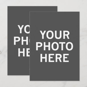 Your Photo Here Holiday Card