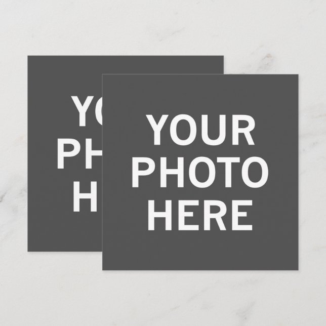Your Photo Here Invitation (Front/Back)