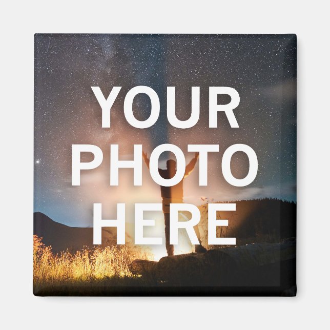 Your Photo Here Magnet (Front)