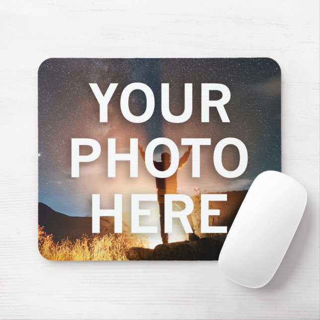 Your Photo Here Mouse Pad (With Mouse)