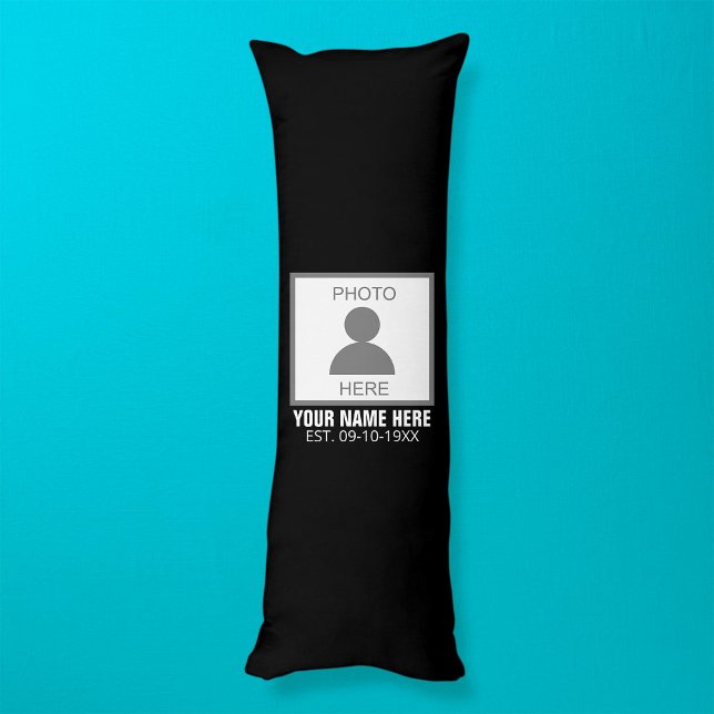 Your Photo Here Name and Age Body Cushion (Creator Uploaded)