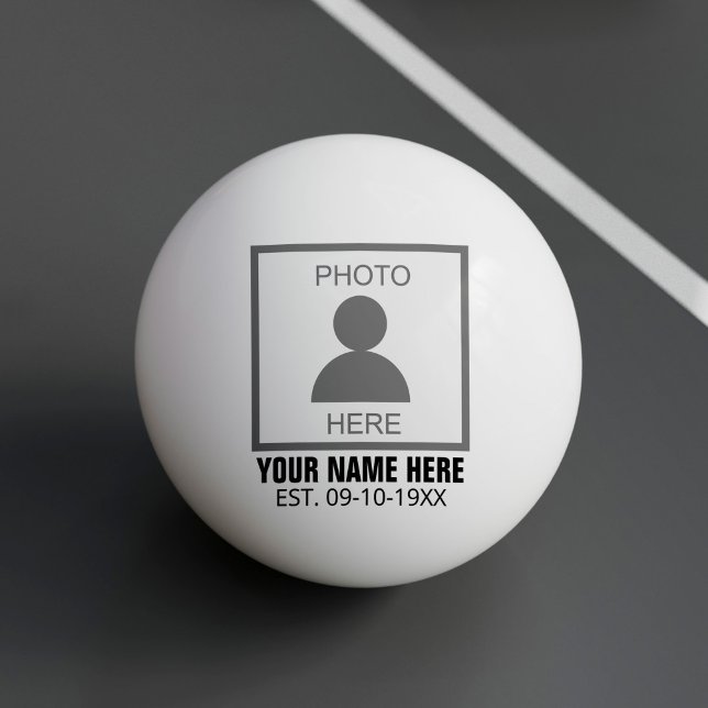 Your Photo Here Name and Age Golf Balls (Creator Uploaded)