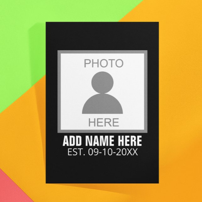 Your Photo Here Name and Age Stationery (Creator Uploaded)