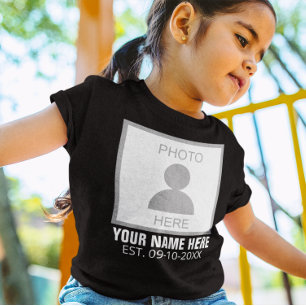 Your Photo Here Name and Age T-Shirt