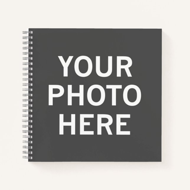 Your Photo Here Notebook (Front)