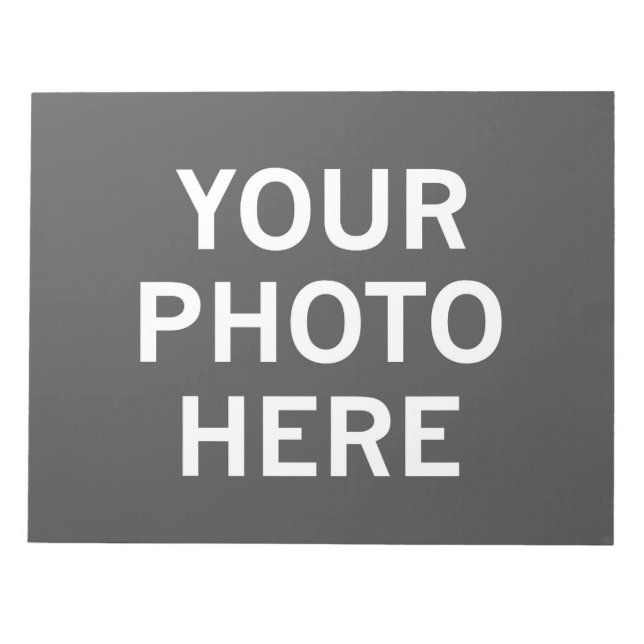 Your Photo Here Notepad (Front)