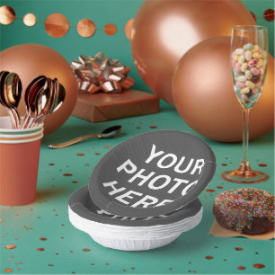 Your Photo Here Paper Plate