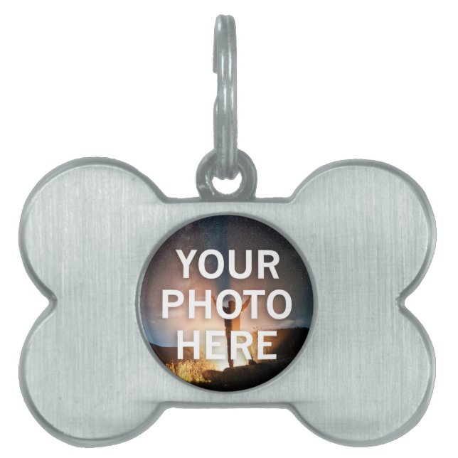 Your Photo Here Pet ID Tag (Front)