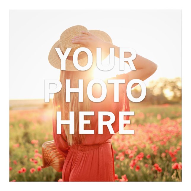 Your Photo Here Print (Front)