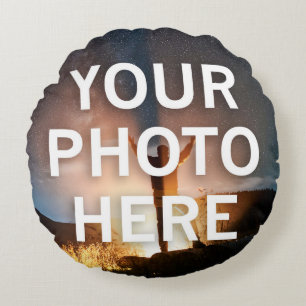 Your Photo Here Round Cushion