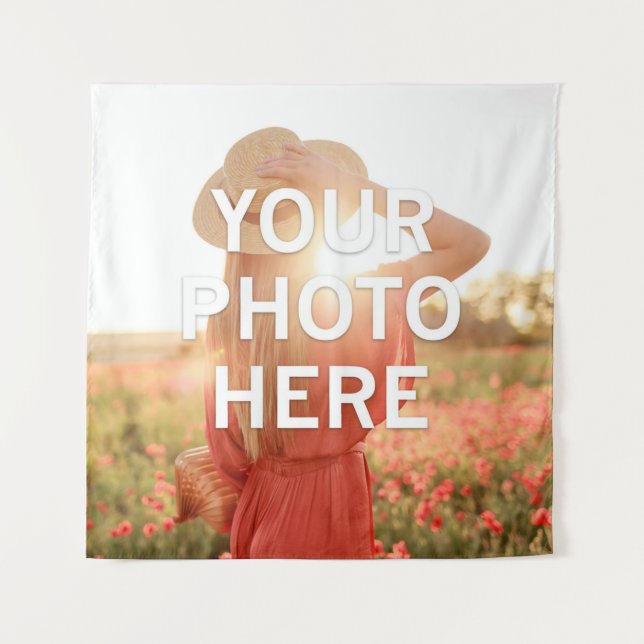 Your Photo Here Tapestry (Front)