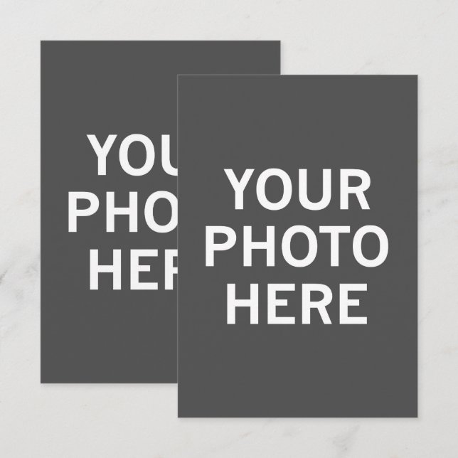 Your Photo Here Thank You Card (Front/Back)