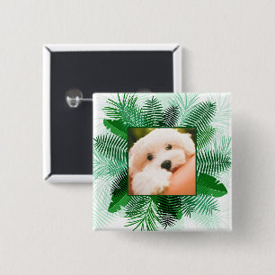 Your Photo in a Palm Leaf Frame custom buttons