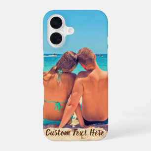 Your Photo iPhone Case with Custom Text