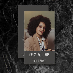 Your photo journalist journalism Business Card