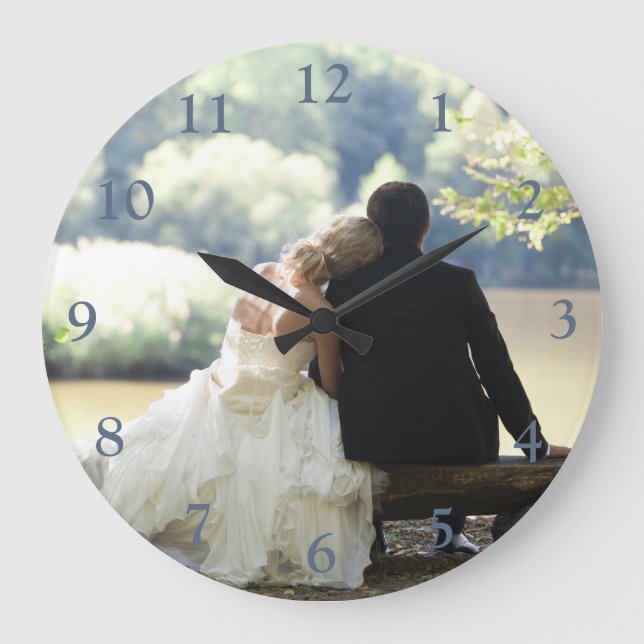 Your Photo Keepsake Large Clock (Front)