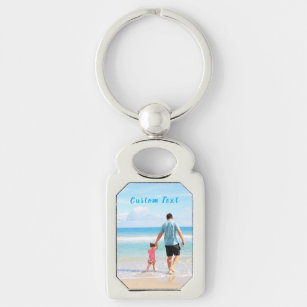 Your Photo Keychain Gift with Custom Text