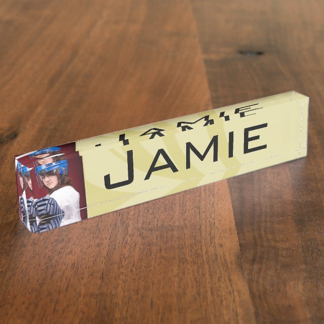 Your Photo Name Plate (Side)