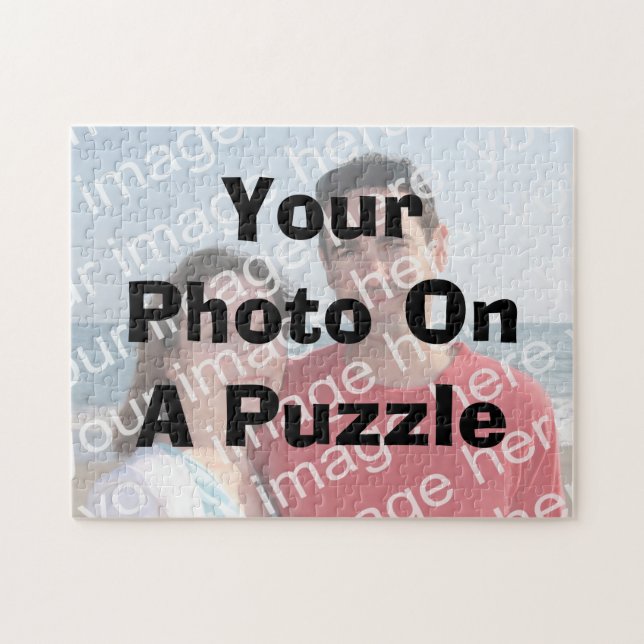 Your Photo On A Puzzle (Horizontal)