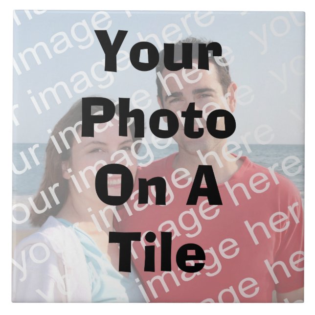 Your Photo On A Tile (Front)