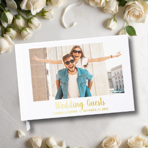 Your Photo on Cover Wedding  Guest Book