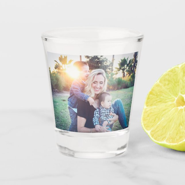 Your Photo or Logo Custom Shot Glass (Front)
