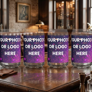 Your Photo or Logo Here – Personalised Cups & Glas Can Glass