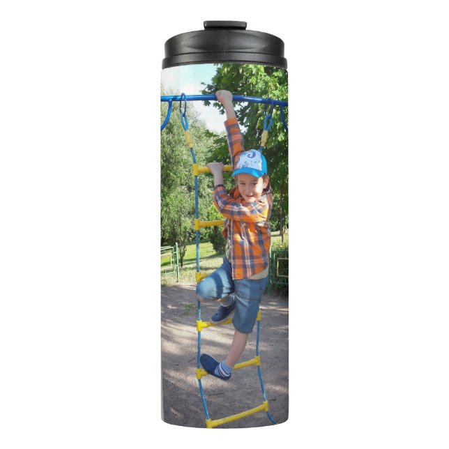Your photo, personalisation thermal tumbler (Front)