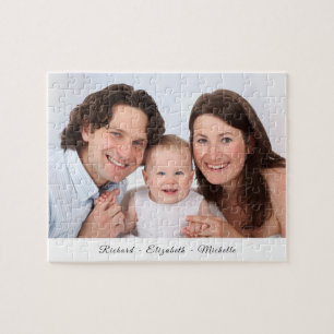 Your Photo Personalised Name Jigsaw Puzzle