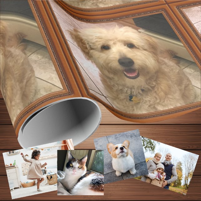 YOUR PHOTO Personalised Wrapping Paper (Wrapping Paper. with Photo. Pet gift wrapping paper. Personalised wrapping paper. Custom gift wrap.)