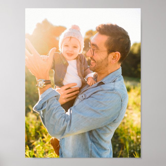 Your Photo Portrait Wall Poster (Front)