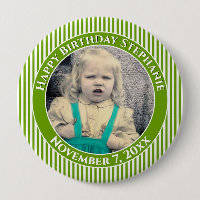 Your Photo Simple Stripes Pattern Black/White