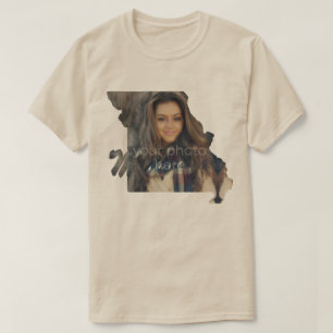YOUR PHOTO State Of Missouri Shape T-shirt