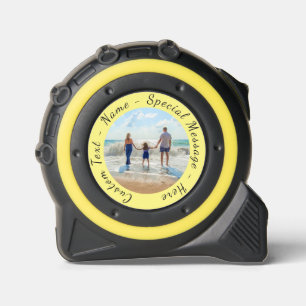 Your Photo Tape Measure Gift with Custom Text 1