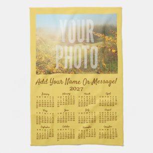 Your Photo Tea Towel Calendar
