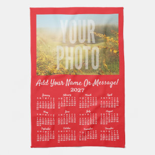 Your Photo Tea Towel Calendar
