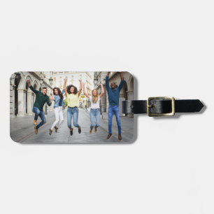 YOUR PHOTO & TEXT custom luggage tag