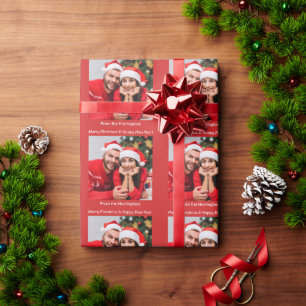 YOUR Photo & Text custom Wrapping Paper