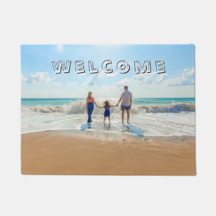Your Photo Welcome Doormat Personalised