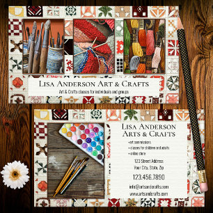Your Photos Arts and Crafts Creative Business Card