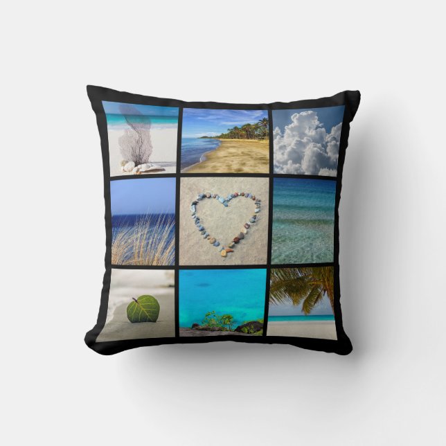 Your Photos Collage Template Cushion (Front)