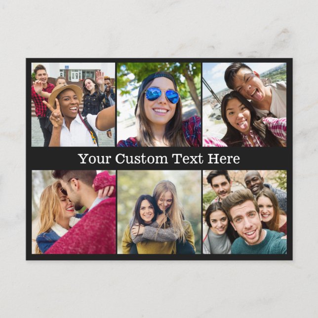 YOUR photos custom postcard (Front)